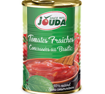Tomate fraîche concassée au Basilic JOUDA 400 Gr