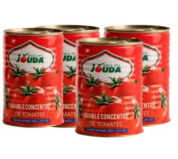 PACK DE 12 Double concentré de tomates en boite métallique 4/4 JOUDA