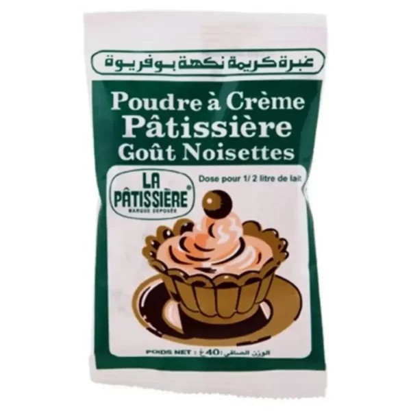 Crème LA PÂTISSIERE 40GR Noisettes