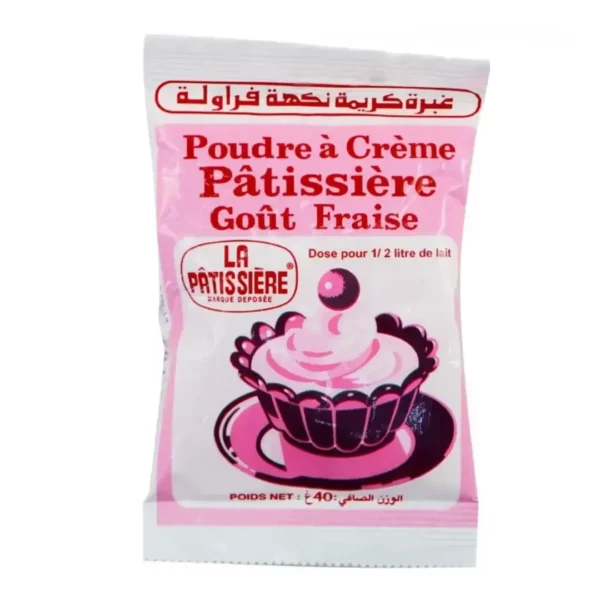 Crème LA PÂTISSIERE 40GR Fraise