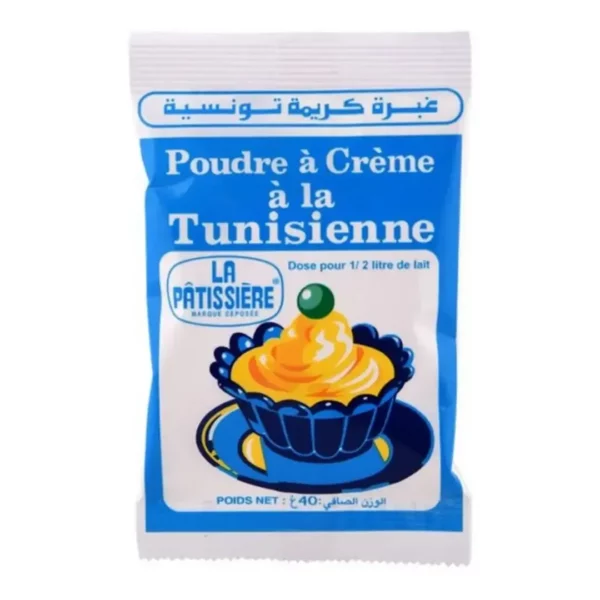 Crème LA PÂTISSIERE 40GR à la Tunisienne