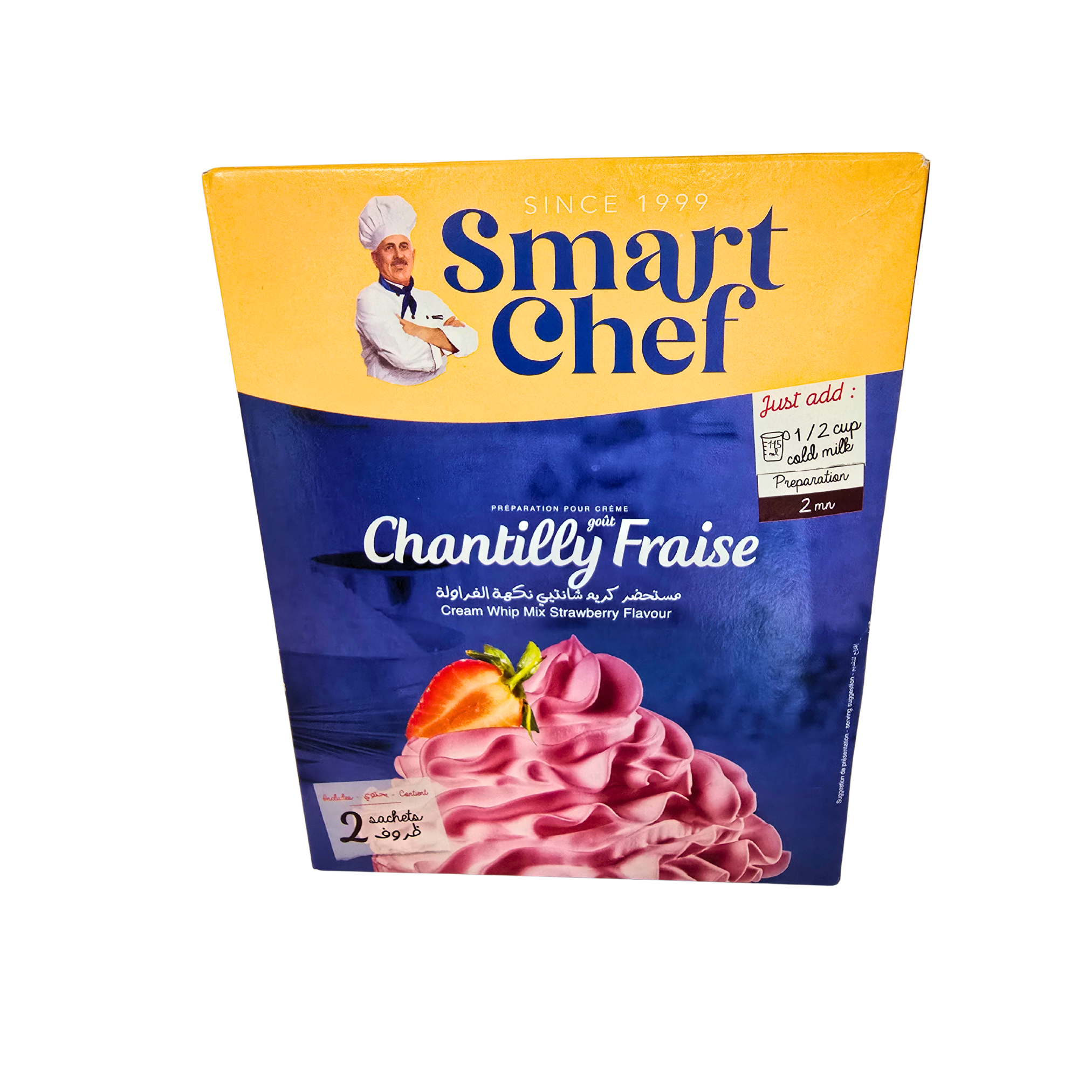 Crème Chantilly Fraise 72 G