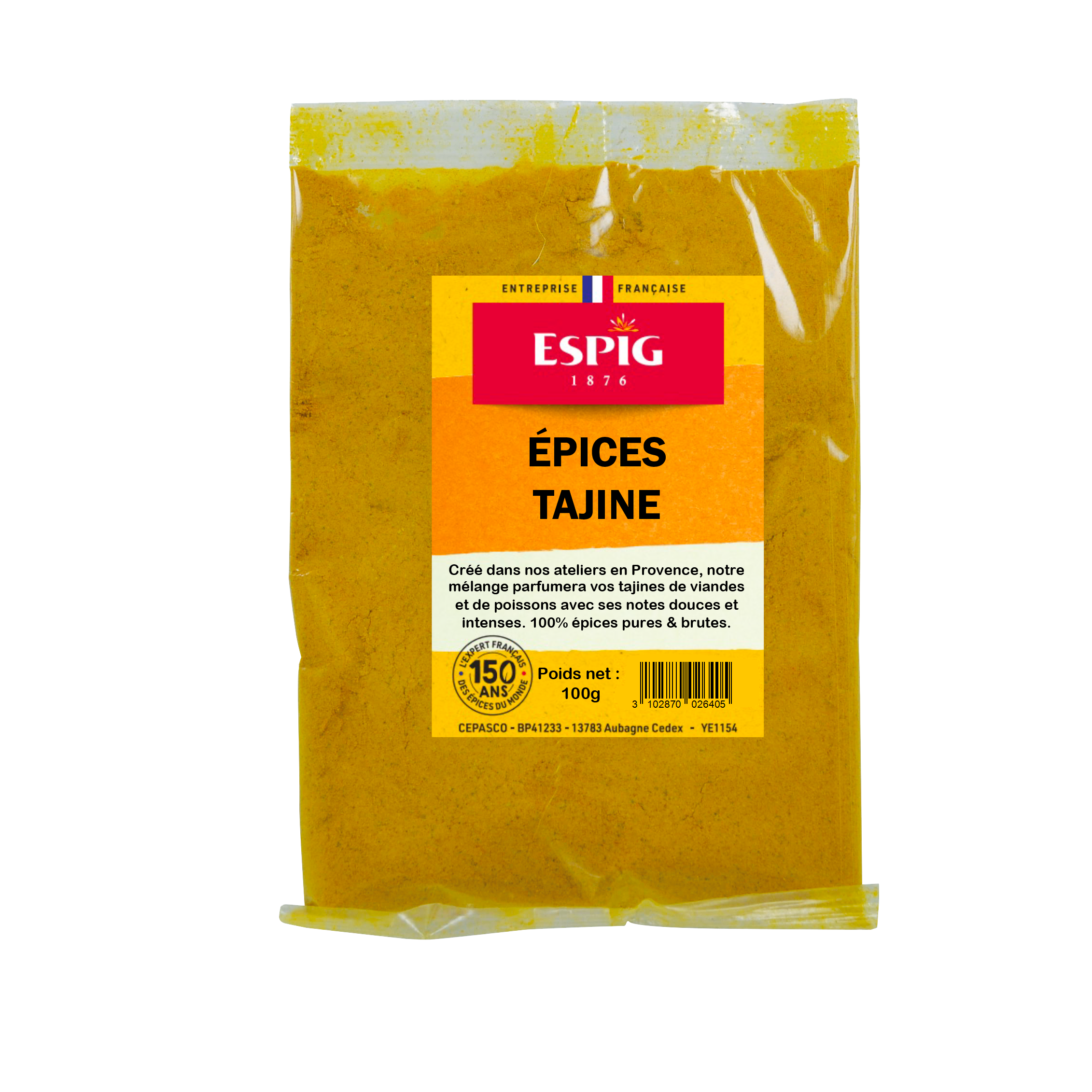 Epices Tajine 100 Gr