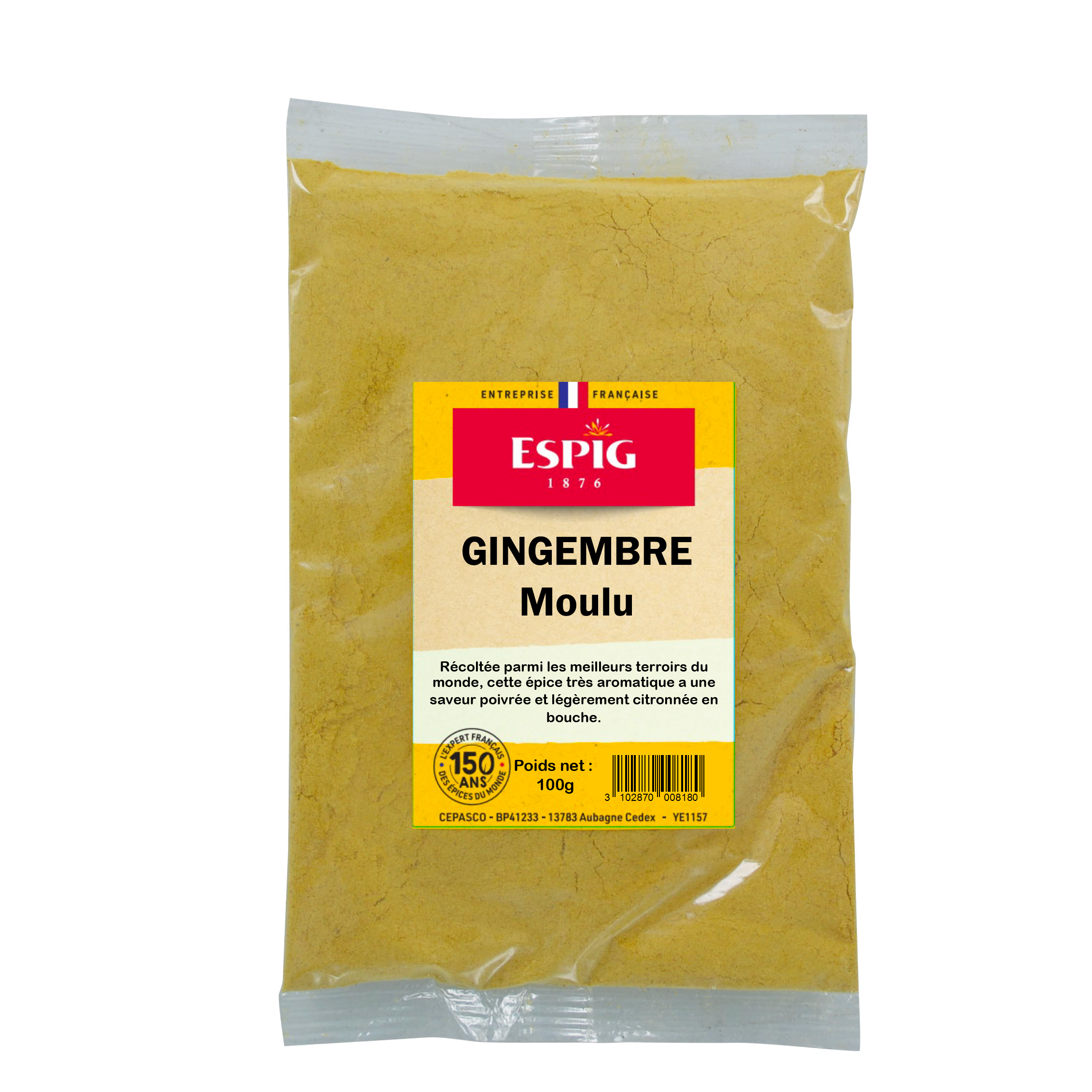 GINGEMBRE Moulue 100 Gr
