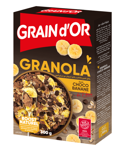 GRAINd'OR GRANOLA Choco Banane 300 gr