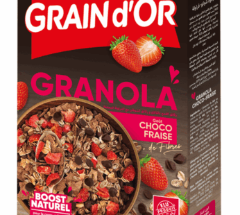 GRAINd’OR GRANOLA Choco Fraise 300 gr