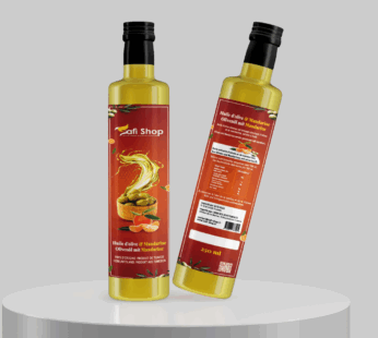 Huile Extraite d’olives & Mandarine CHETOUI TUNISIE 25 CL