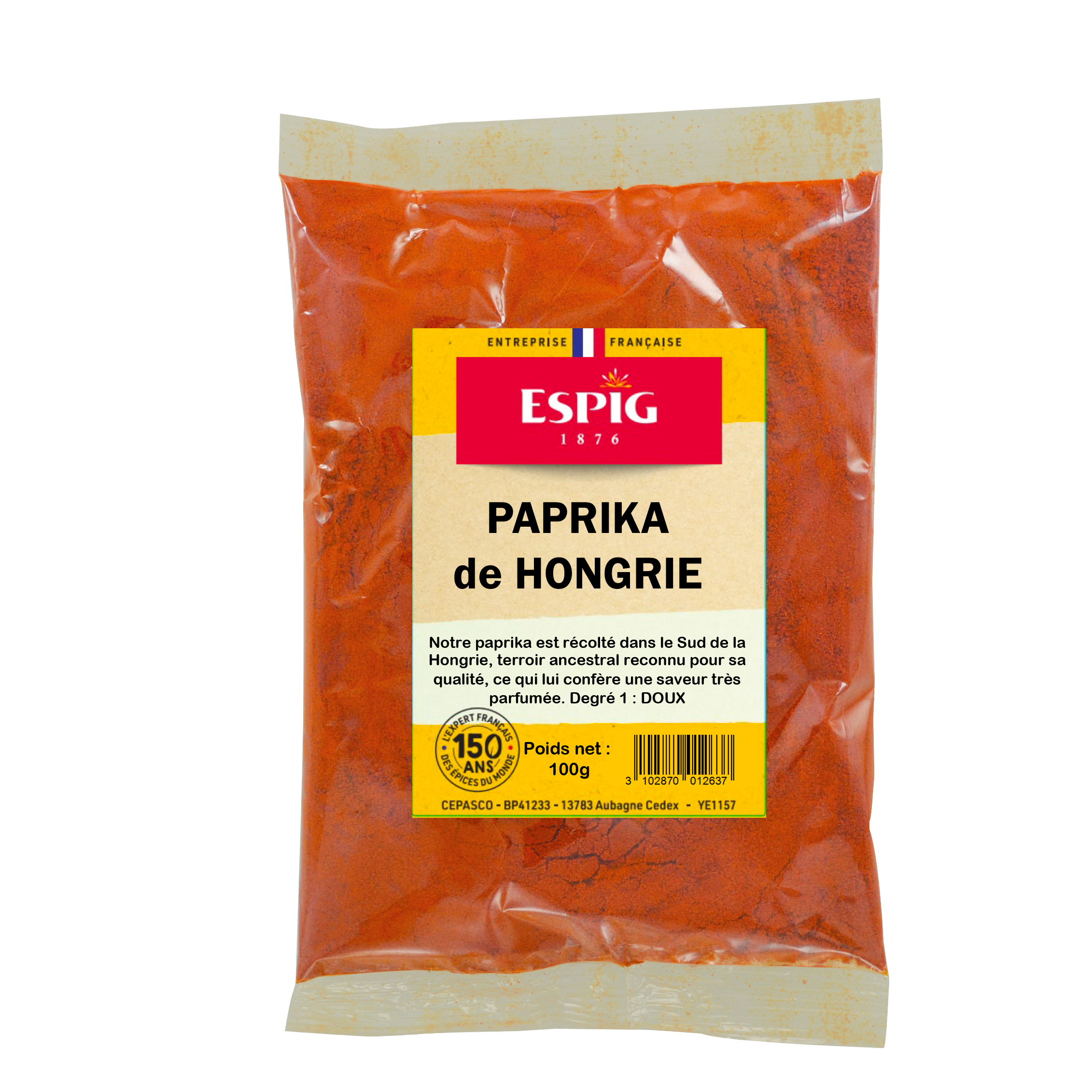 Paprika de Hongrie 100 Gr