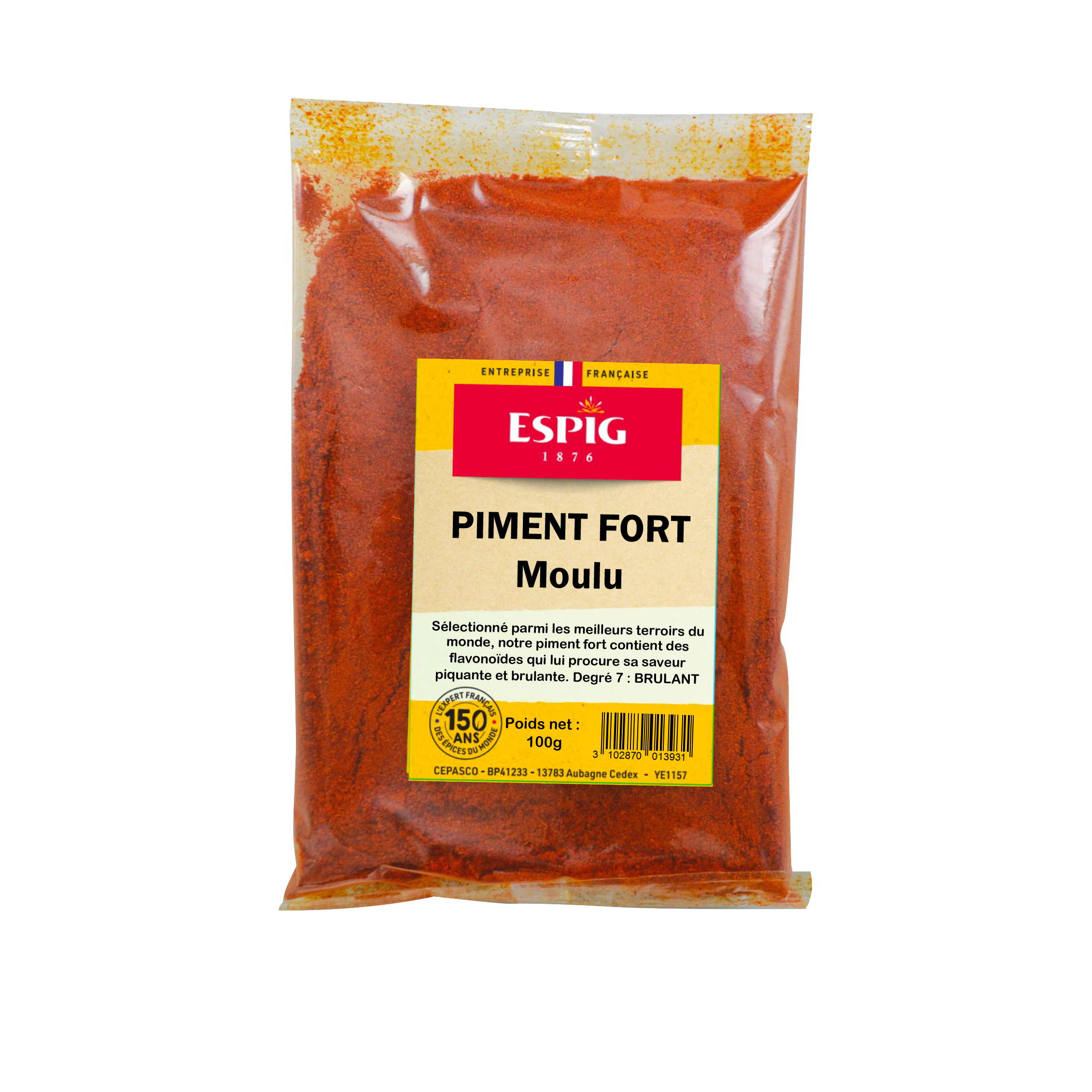 Piment Fort Moulu 100 Gr