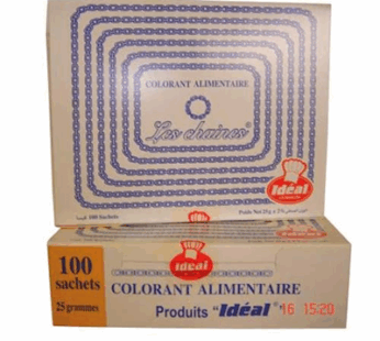 Colorant alimentaire IDEAL 100 Sachets