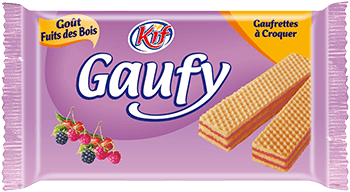 5+1 Gratuit Gaufy - Fruits de bois 80 G