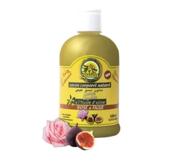 SAVON CORPOREL NATUREL ROSE & FIGUE 500 ML